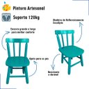 Ver imagem 5 de Kit Mesa Mdf Quadrada + Cadeirinhas Disa Cor:rosa/azul