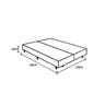 Base Cama Box Queen 158x198x37 - Preto - 2