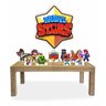 Kit 10 Display de mesa Festa Brawl Stars + Elipse Mdf 67cm - 1