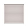 Armário Aéreo 80cm Cozinha com 2 Portas e 1 Prateleira Mdf Cor:fendi com Branco - 3