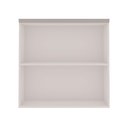 Ver imagem 3 de Armário Aéreo 80cm Cozinha com 2 Portas e 1 Prateleira Mdf Cor:fendi com Branco