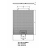 Filtro de Alumínio Metálico para Coifas Fogatti-Nardelli-Terim 298x253MM - 3