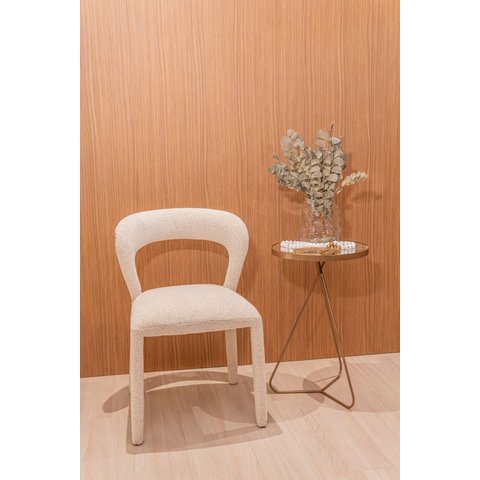 Cadeira de Jantar Nuvem - Bouclé Off White