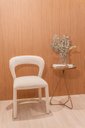 Ver imagem 1 de Cadeira de Jantar Nuvem - Bouclé Off White