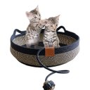 Ver imagem 4 de Cama de Gato Cesto Arranhador Felino Pet Confortavel Rasqueavel Brinquedo Bolinha Animais Domestico