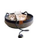 Ver imagem 3 de Cama de Gato Cesto Arranhador Felino Pet Confortavel Rasqueavel Brinquedo Bolinha Animais Domestico