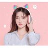 Fone Gato Fone De Ouvido Carinha Sem Fio Bluetooth Com Orelhas De Gato P33M - 4