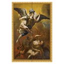 Ver imagem 1 de Quadro São Miguel Arcanjo em Batalha 60x40 em Azulejos