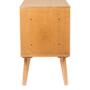 Ver imagem 7 de Rack em Madeira 2 Prateleira de Vidro Retrô Amêndoa