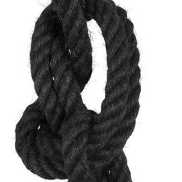 Lustre Pendente Corda para 2 Lâmpadas E27 Preto Bivolt - 3