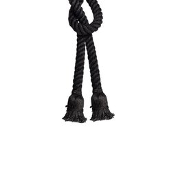 Lustre Pendente Corda para 2 Lâmpadas E27 Preto Bivolt - 1