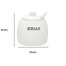 Açucareiro Ceramica com Colher 380ml Planeta - 5