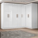 Ver imagem 1 de Quarto Modulado de Canto Madrid com 7 Portas Maxel