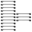 Ver imagem 1 de Barra de Apoio 60cm Aço Inox Kit 13 Unidades Acessibilidade Idoso Gestante Criança Suporte Resistent