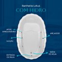 Ver imagem 4 de Banheira Lotus Individual com Hidro em Acrílico - 127v
