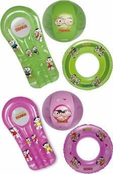 KIT INFANTIL TURMA DA MÔNICA 3 PEÇAS - Rosa - 1
