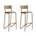 Ver imagem 1 de Kit 2 Banquetas Altas Cozinha Balcão 1747 Carraro Rose