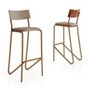 Ver imagem 7 de Kit 2 Banquetas Altas Cozinha Balcão 1747 Carraro Rose