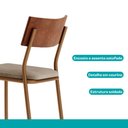 Ver imagem 4 de Kit 2 Banquetas Altas Cozinha Balcão 1747 Carraro Rose