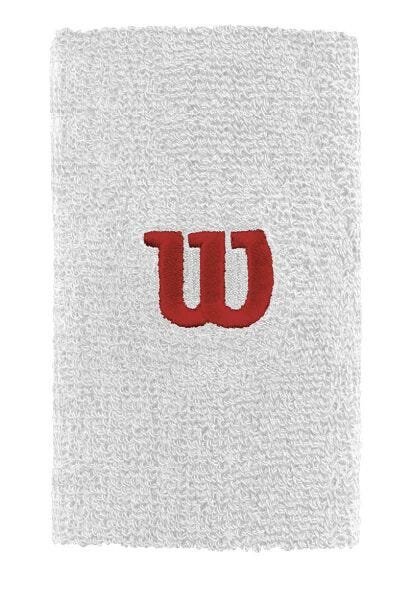 Munhequeira Wilson Par Wristband Longa - Branco - 1