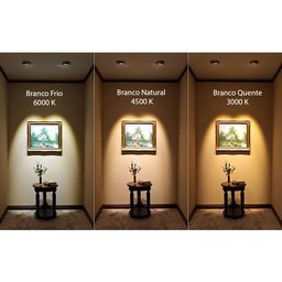 Painel 12w Led Quadrado Sobrepor 17x17 6500k Branco Frio Bivolt - 3