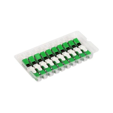Conector Fast Sc-Apc para Cabo Drop Cf-5204A-a Clip Trava Verde Seccon C-10