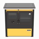 Ver imagem 1 de Fogao a Lenha N 1 Le Corbusier Dupla Combustao Amarelo