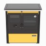 Fogao a Lenha N 1 Le Corbusier Dupla Combustao Amarelo - 1
