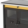 Fogao a Lenha N 1 Le Corbusier Dupla Combustao Amarelo - 7