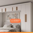Ver imagem 2 de Guarda Roupa Modulado de Canto Madrid Quarto Completo 13 Portas MDP Branco Maxel Móveis
