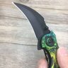 Canivete Faca Karambit Caça Camping Pesca com Clip - 2