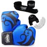 KIT Treino Boxe Spank - Azul - 10oz - 1