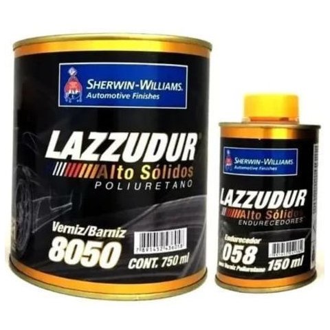 Kit Verniz Pu 8050 com Catalisador Lazzuril