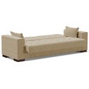 Ver imagem 7 de Sofá Cama Decorativo 210cm Beesley Suede Nude - Gran Belo