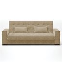 Ver imagem 6 de Sofá Cama Decorativo 210cm Beesley Suede Nude - Gran Belo