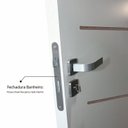 Ver imagem 4 de Kit Porta de Madeira 215x87cm Batente 11cm com Guarnição Cristal Primer Uniportas Abertura Direita B