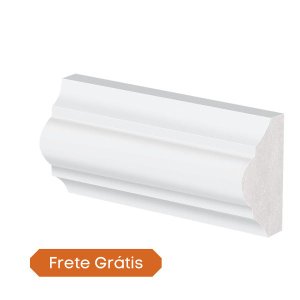 Rodameio Poliestireno 03cm classico Branco 31003 Arquitech
