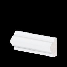 Rodameio Poliestireno 03cm classico Branco 31003 Arquitech - 2