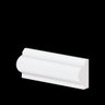 Rodameio Poliestireno 03cm classico Branco 31003 Arquitech - 2