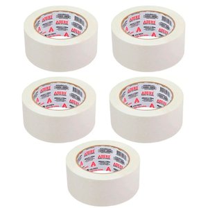 Kit 5 Fitas Crepe Uso Geral 48mm x 50m Adere