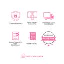 Ver imagem 4 de Capa de Sofá Coladinha Kit 3 Lugares Azul Marinho