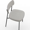 Ver imagem 5 de Kit 04 Cadeiras Estofada de Jantar Melina F01 Linho Cinza