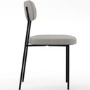 Ver imagem 7 de Kit 04 Cadeiras Estofada de Jantar Melina F01 Linho Cinza