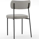 Ver imagem 3 de Kit 04 Cadeiras Estofada de Jantar Melina F01 Linho Cinza