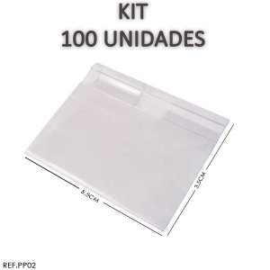 Etiqueta Porta Preço para Gancho Expositor (100 Uni) 5,5x3,5
