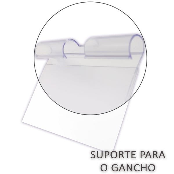 Etiqueta Porta Preço Para Gancho Expositor (100 Uni) 5,5x3,5 - 3