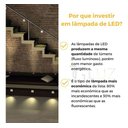 Ver imagem 6 de Kit 8 Balizador Led 3w Embutir Quadrado Bco Quente - Branco - Preto