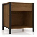 Ver imagem 2 de 2 Mesa de Cabeceira 1 Gaveta Viena Preto Demolição