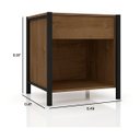 Ver imagem 5 de 2 Mesa de Cabeceira 1 Gaveta Viena Preto Demolição