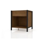 Ver imagem 4 de 2 Mesa de Cabeceira 1 Gaveta Viena Preto Demolição